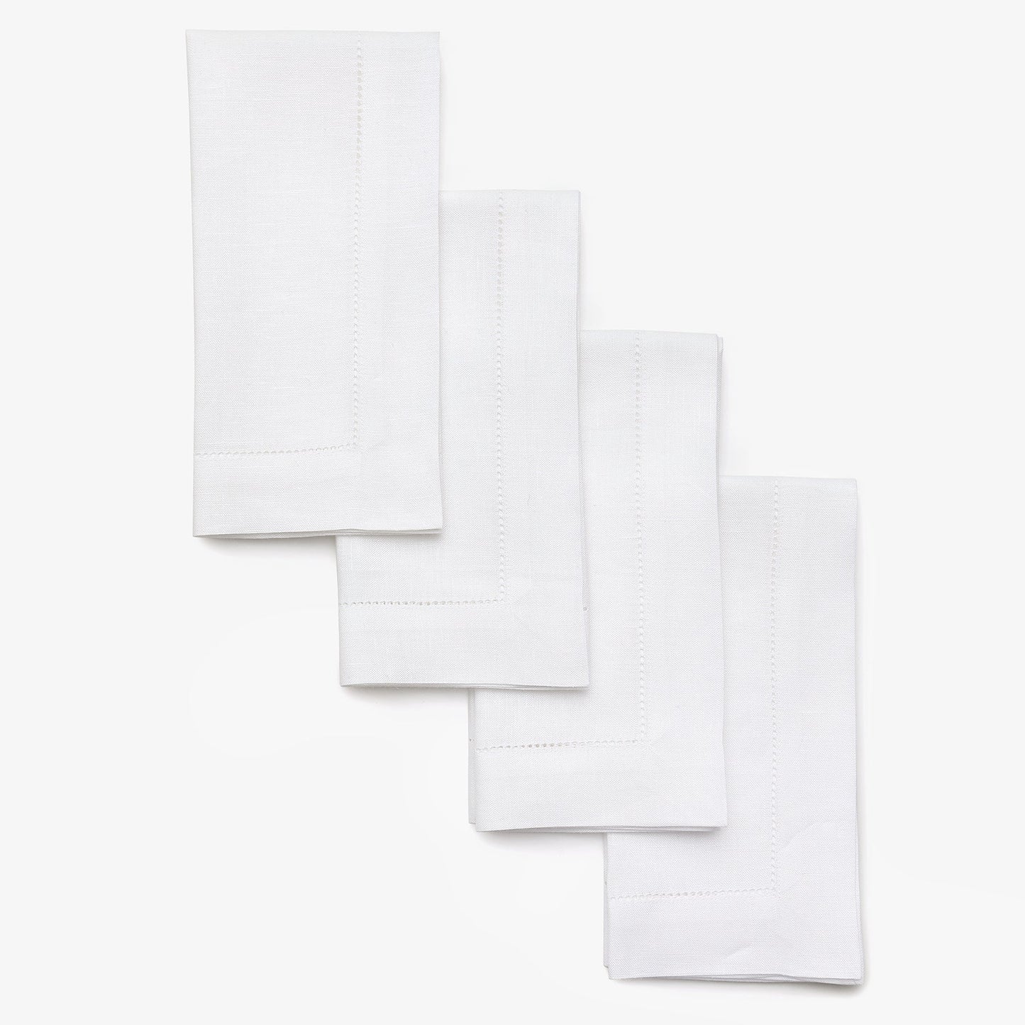 Linen White Hemstitched Napkin