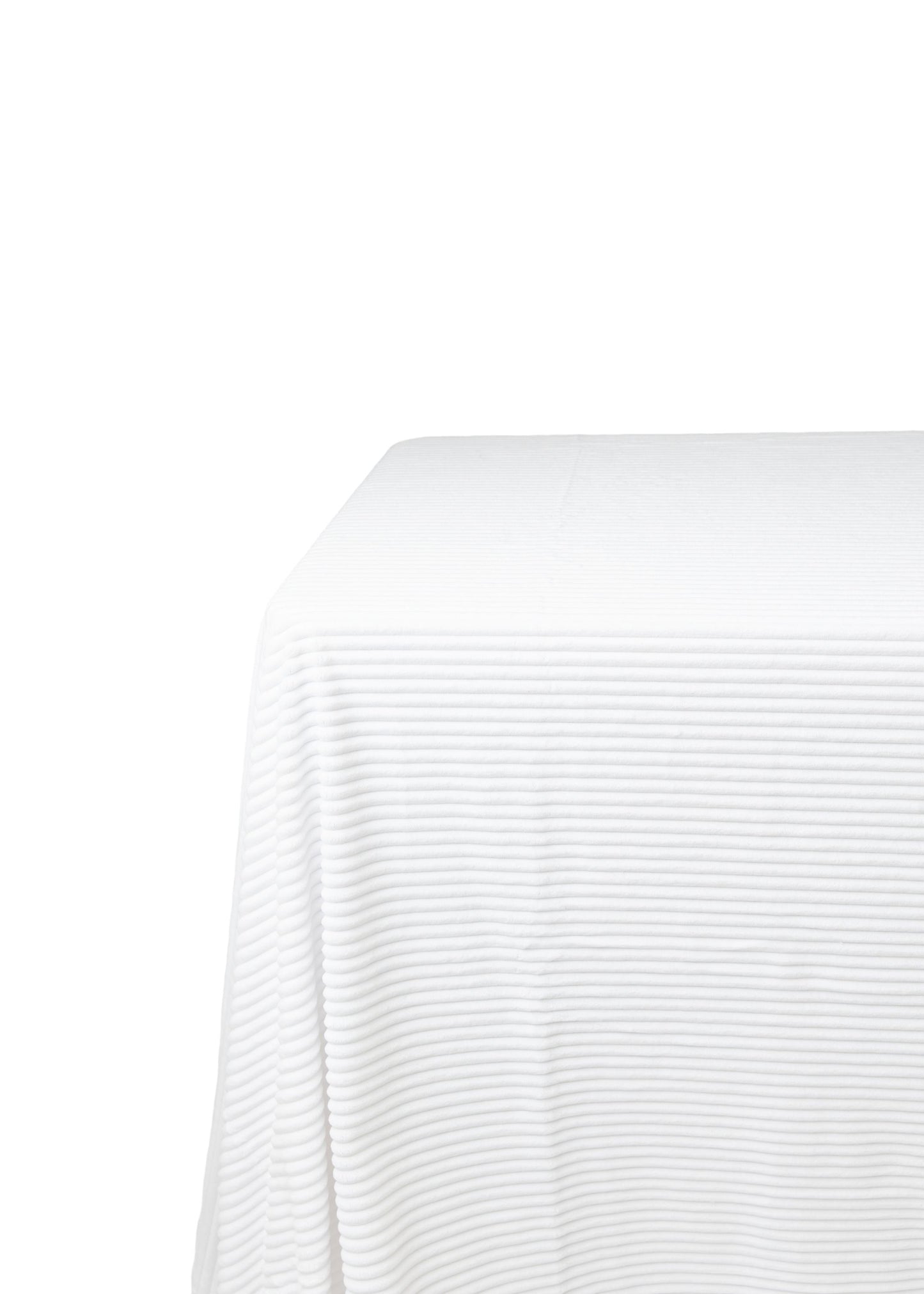 Lisbon Ribbed White