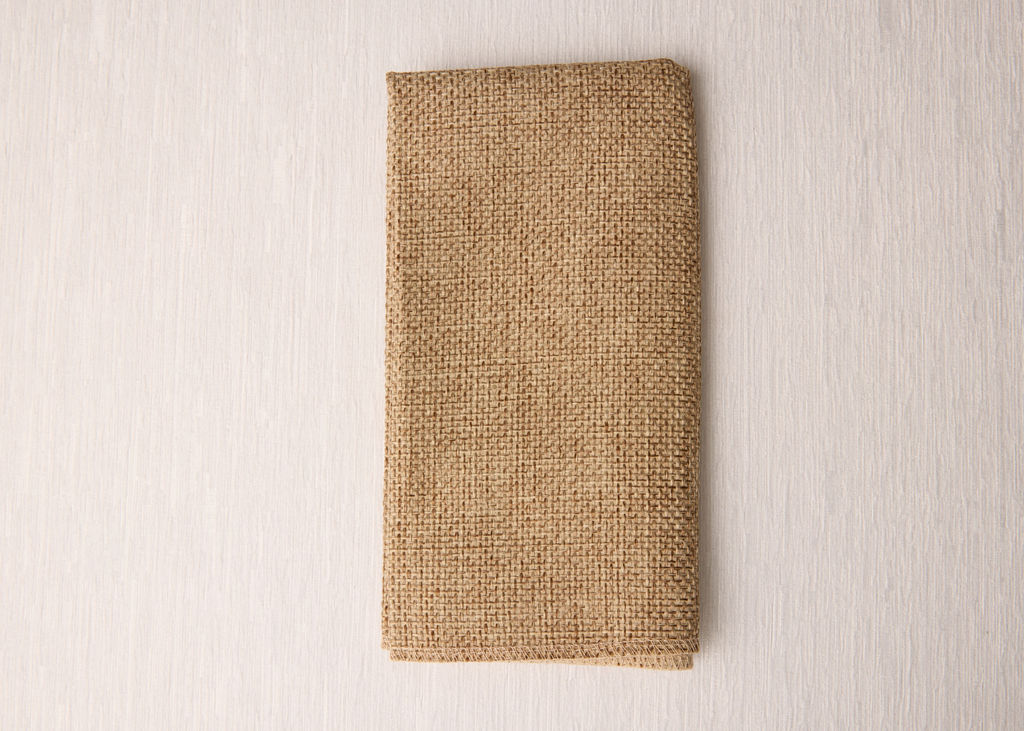 Tan Burlap Napkin
