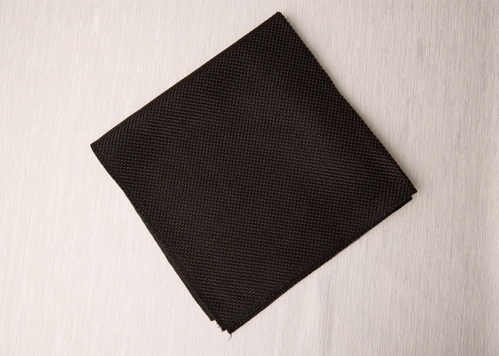 Black Burlap Napkin