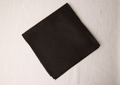 Black Burlap Napkin