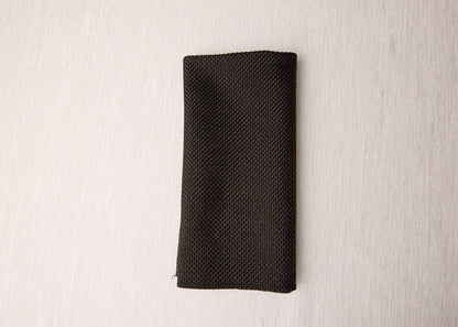 Black Burlap Napkin
