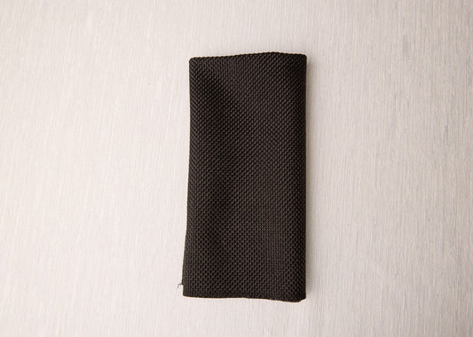 Black Burlap Napkin