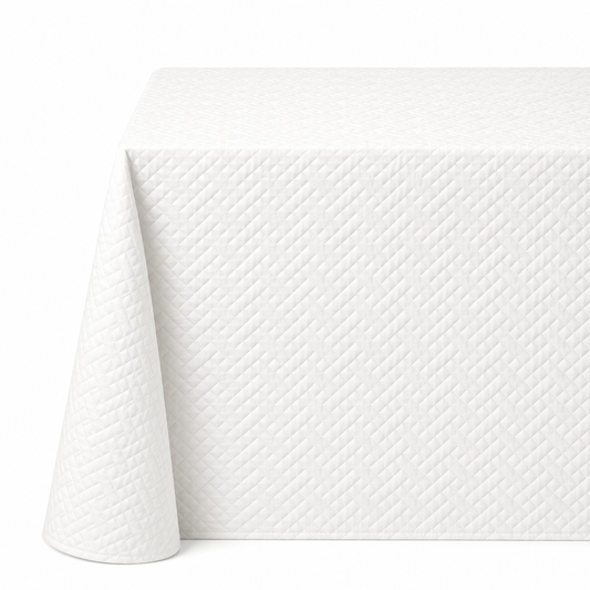 Ennis White Quilted