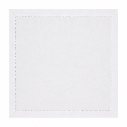 Linen White Hemstitched Napkin