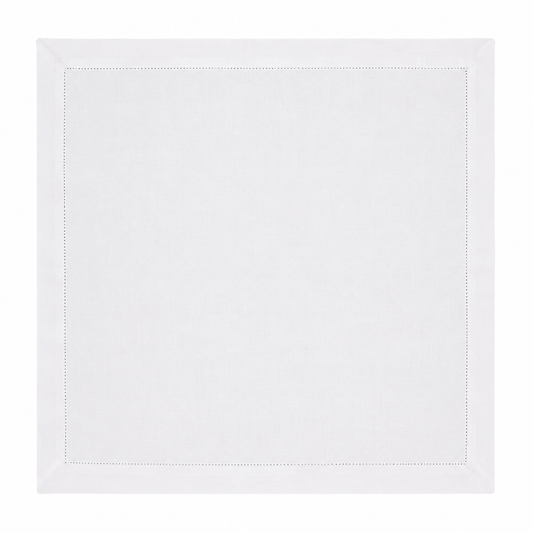 Linen White Hemstitched Napkin