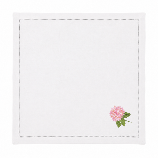 Pink Hydrangea Napkin