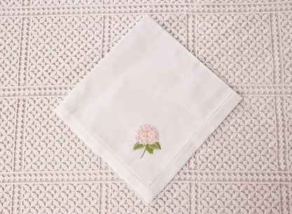 Pink Hydrangea Napkin