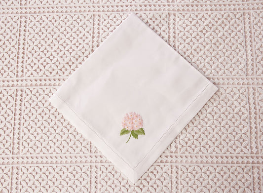 Pink Hydrangea Napkin