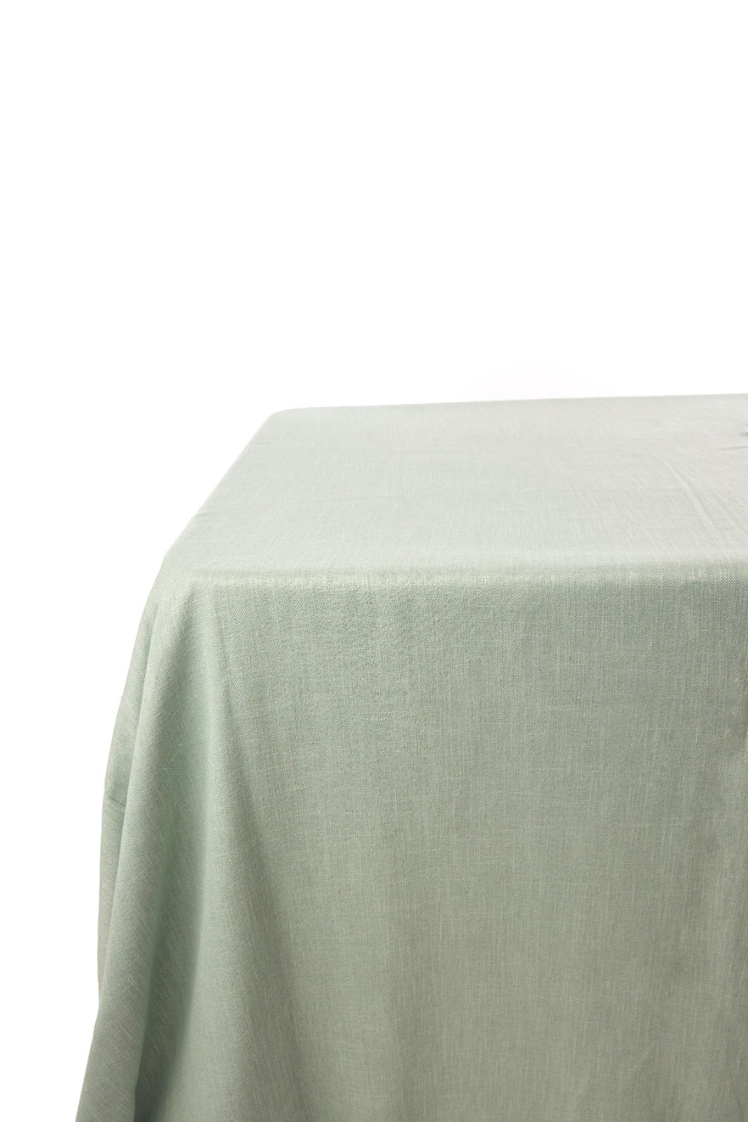 Faux Linen Green