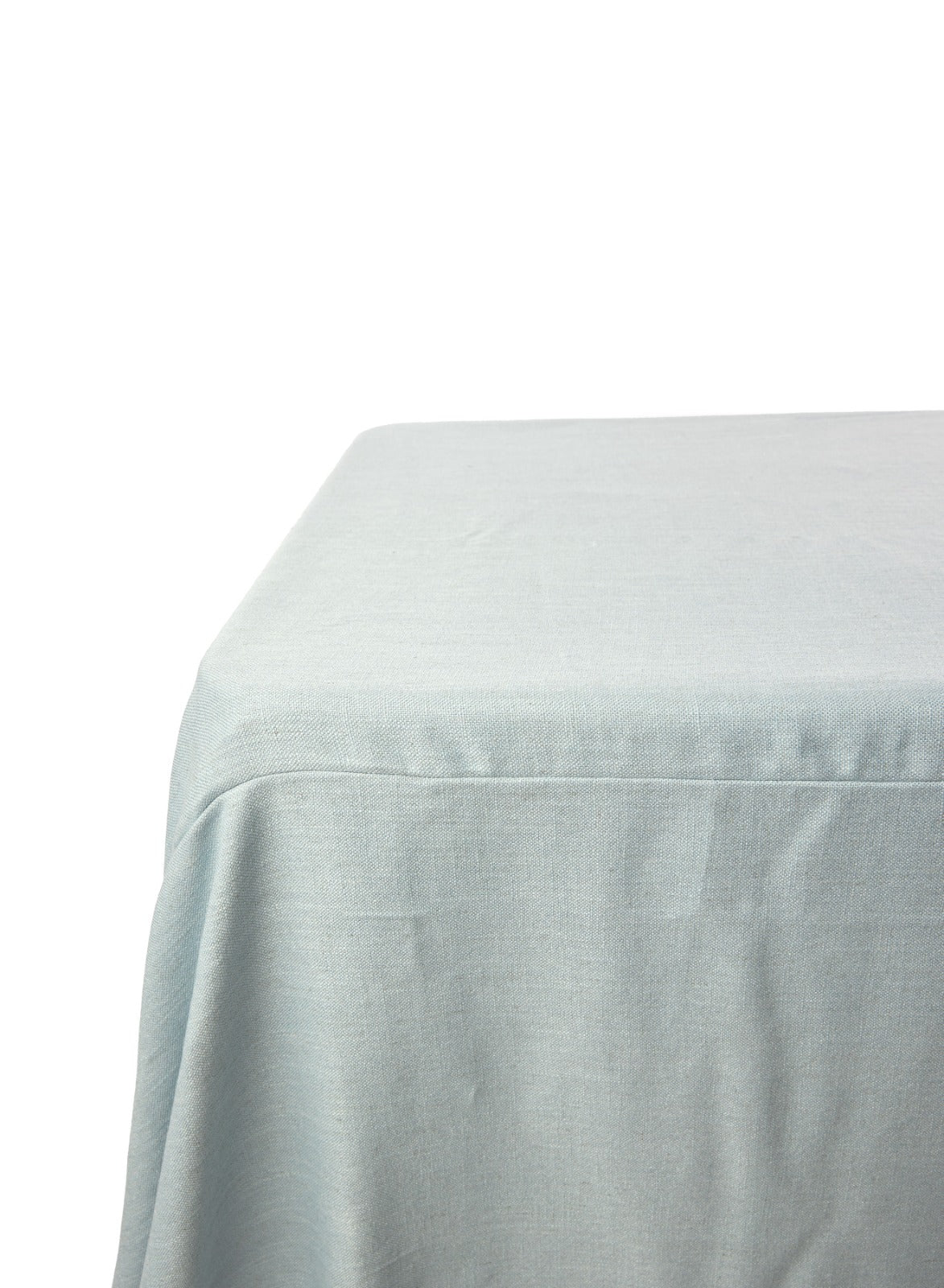 Faux Linen Blue