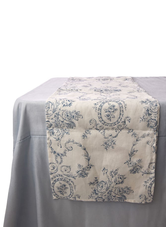 Blue Toile Runner