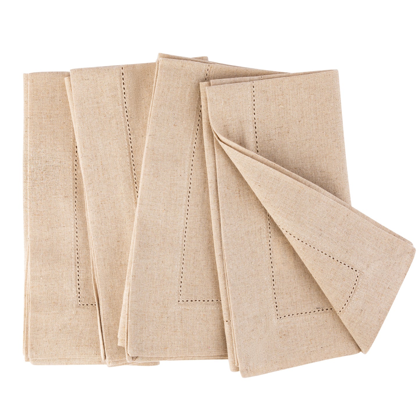 Linen Natural Hemstitched Napkin