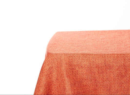 Orange Burlap